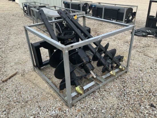 Skidsteer Digger with Auger