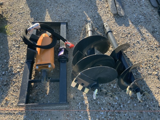 Skidsteer Post Hole Digger