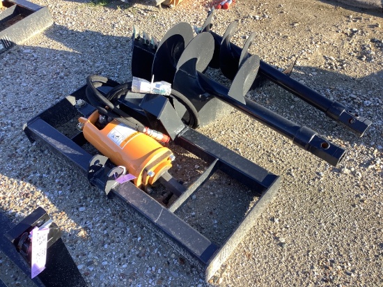 Skidsteer Post Hole Digger