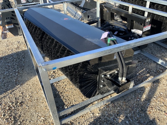 75" Skidsteer Floor Brush