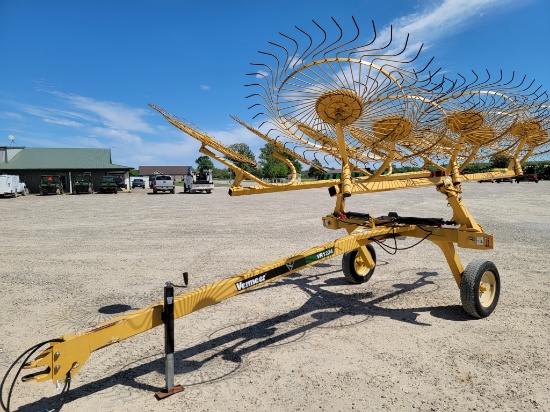 2012 Vermeer VR1224 12 Wheel Carted Rake
