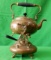 Early Copper Tea Pot & Warmer Stand