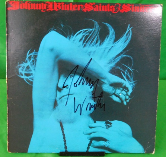 Johnny Winter Autograph Album