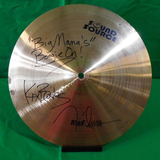 Brooks & Dunn Autographed Cymbal