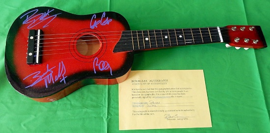 Poison Autographed Child's Acoustic Guitar