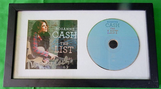 2 Autographed CD's Framed