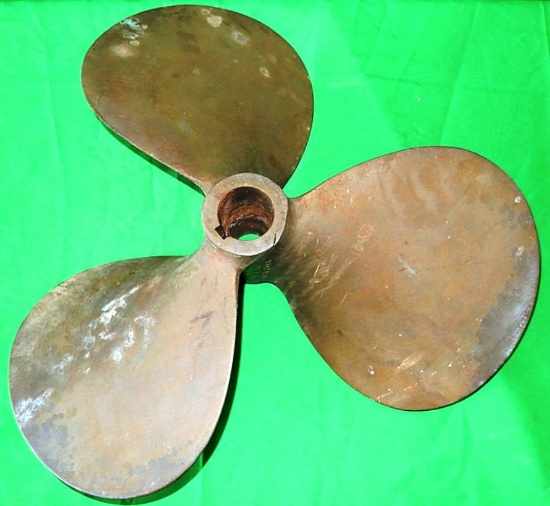 Federal Mogul Brass 3 Blade Propeller
