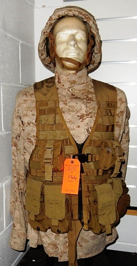 Mannequin Dressed in Military Uniform