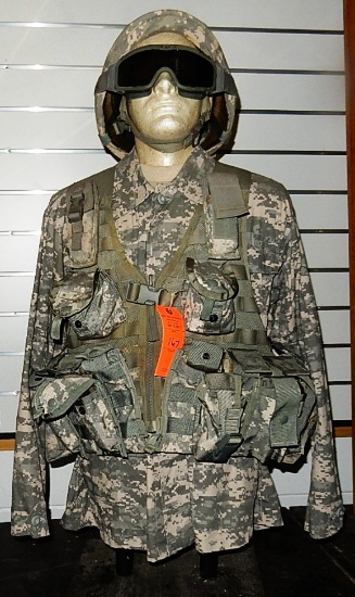 Mannequin Dressed in Military Uniform