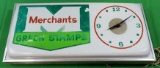 Merchant's Green Stamps lighted clock