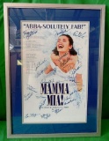 Mamma Mia! Framed Autographed Poster