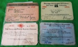 4 Railroad Passes