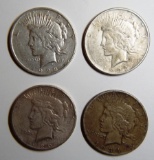 4 Peace Dollars