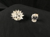 Swarovski Hedgehog & Owl