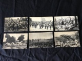 6 WWI Post Cards