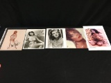 5 Autographed Pictures