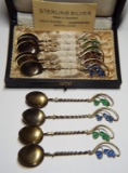 10 Miniature Sterling Spoons