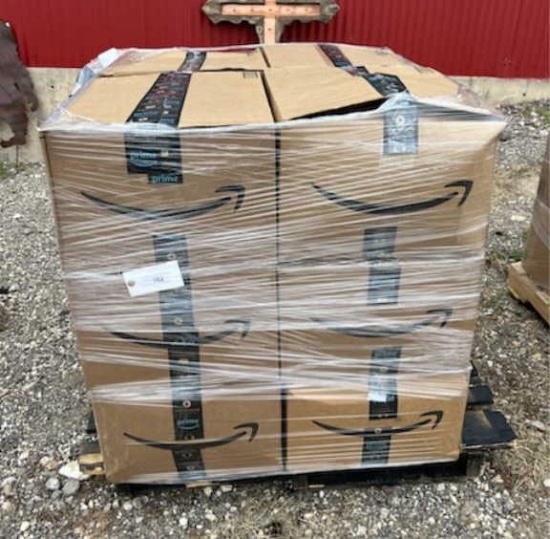 (12) Amazon Return/ Overstock Boxes on Pallet Industrial Machinery & Equipment Return Pallets