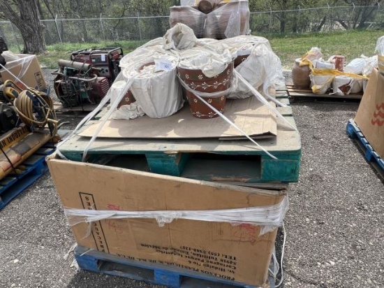 Pallet of Clay Pots