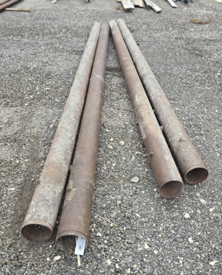 (4) 15' 6 1/2" Pipe