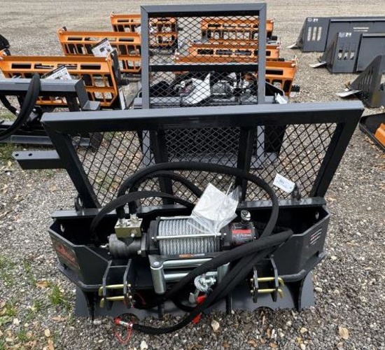 Landhonor 15,000lb Hydraulic Forestry Winch