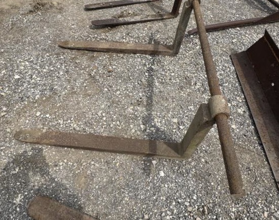 Pair of Heavy Duty Front End Loader Forks- 48"