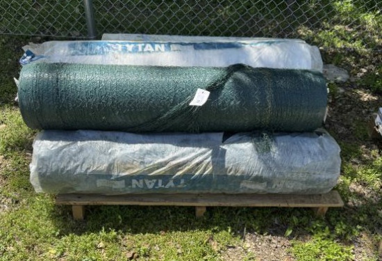 (6) Rolls of Hay Netting - Round Bale Twine