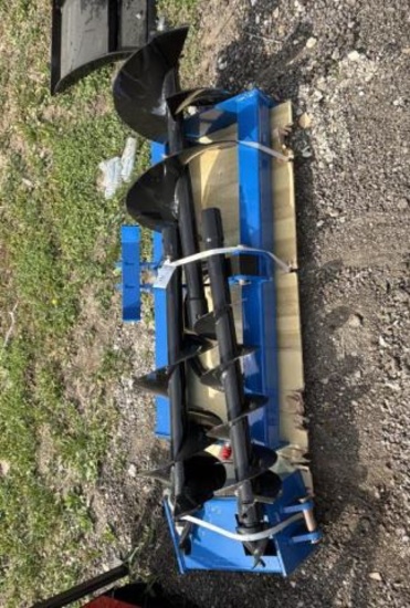 Skid Steer Auger Attachment w/ 9", 12" & 16" Bits