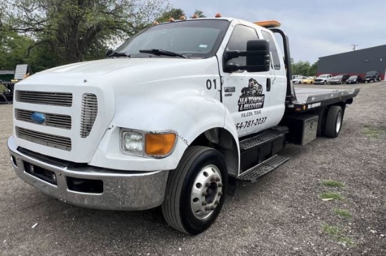 2008 Ford F-650 Flatbed Tow Truck