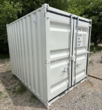 10' Conex Office Container w/ Side Door & Window