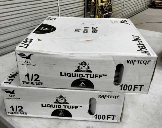 (2) Boxes Liquid Tuff 1/2" Non Metallic Conduit