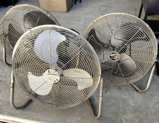 (3) High-Velocity Fans