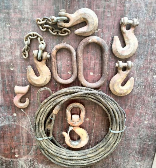 Hooks, Wire Rope Cable & Wire