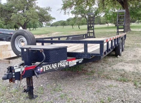 2019 Texas Pride Flatbed Utility Trailer -8' x 20'