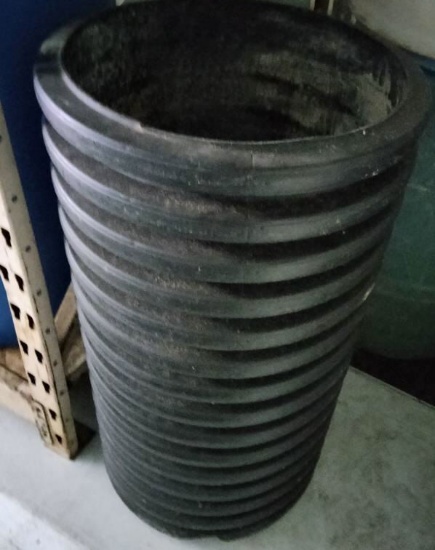 (2) HDPE Black Corrugated Pipe