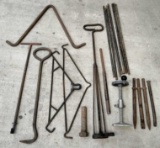 Branding Iron, Chisels & Game Hanging Gambrels
