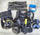Scuba Regulator, Balance BCD, Fins & Goggles