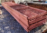 (15) Metal Fence Panels