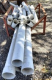 PVC Pipe w/ Metal Rack
