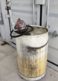 55 Gal. Barrel with Fill Rite Piston Hand Pump