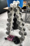 Dumbbell Set w/ Rack - 2.5lb to 35lb
