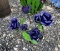 Metal Art - Purple Roses