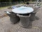 Round Wicker Table w/ (6) Chairs, Pillows &