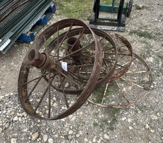 (4) Wagon Wheels