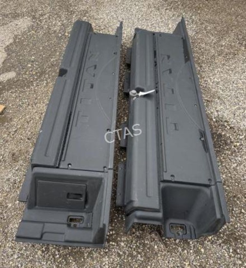 Nissan Titan Truck Bed Side Cargo Boxes