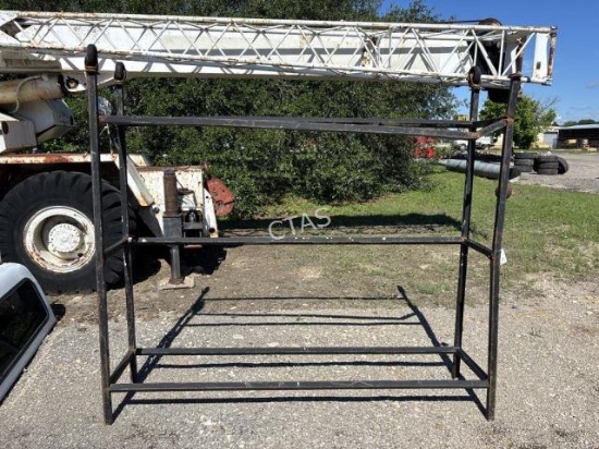 Custom Made Metal Rack on Wheels