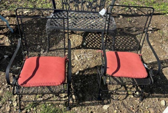 (2) Outdoor Metal Chairs
