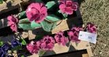 Metal Art - Trio of Small Cactus