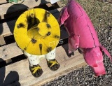Metal Art - Pink Pig & Siesta Man