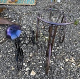 Metal Art - Pair of Plant Holder Bikes
